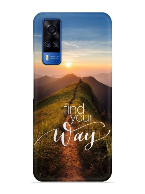 Find Your Way Snap Case for Vivo Y51 Zapvi