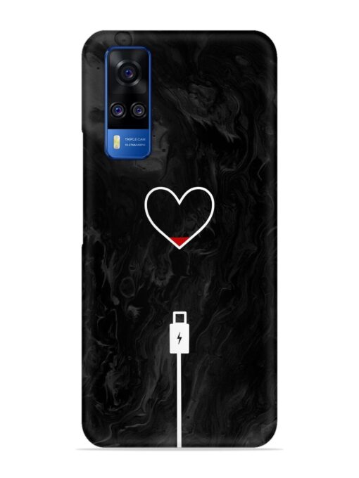 Heart Charging Vector Snap Case for Vivo Y51 Zapvi