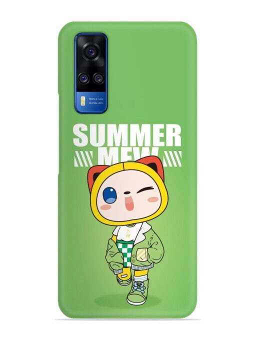 Summer Mew Snap Case for Vivo Y51 Zapvi