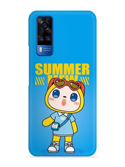 Summer Mew Cartoon Snap Case for Vivo Y51 Zapvi