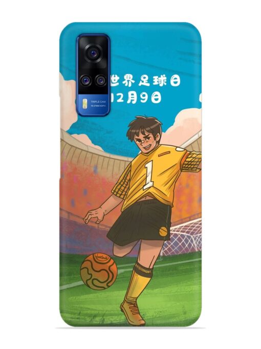 Soccer Kick Snap Case for Vivo Y51 Zapvi