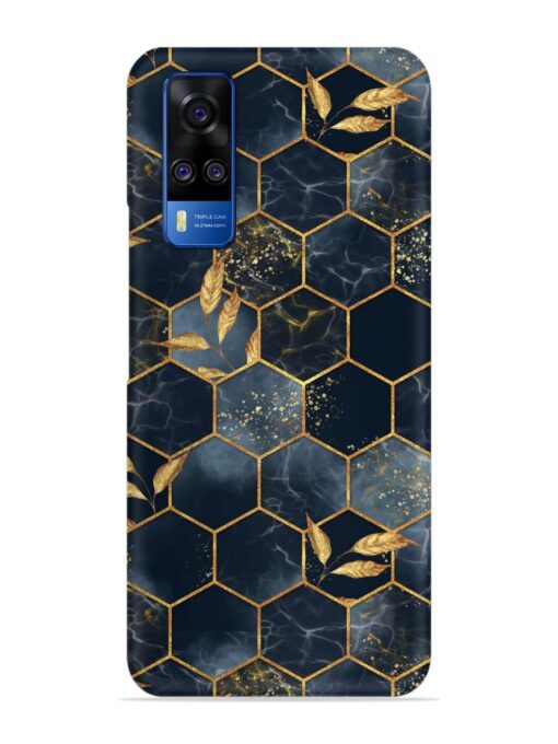 Marble Hexagon Seamless Snap Case for Vivo Y51A