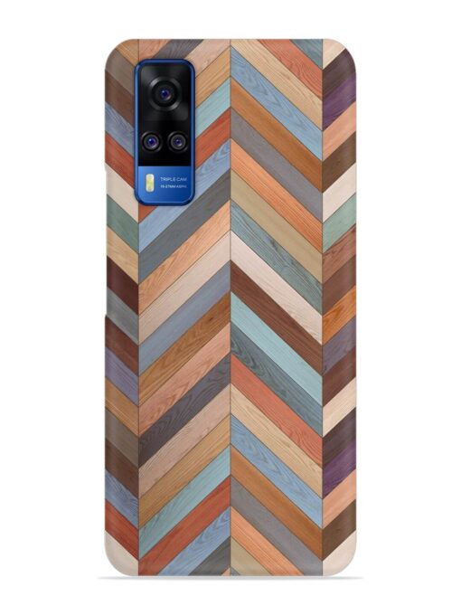 Seamless Wood Parquet Snap Case for Vivo Y51A Zapvi