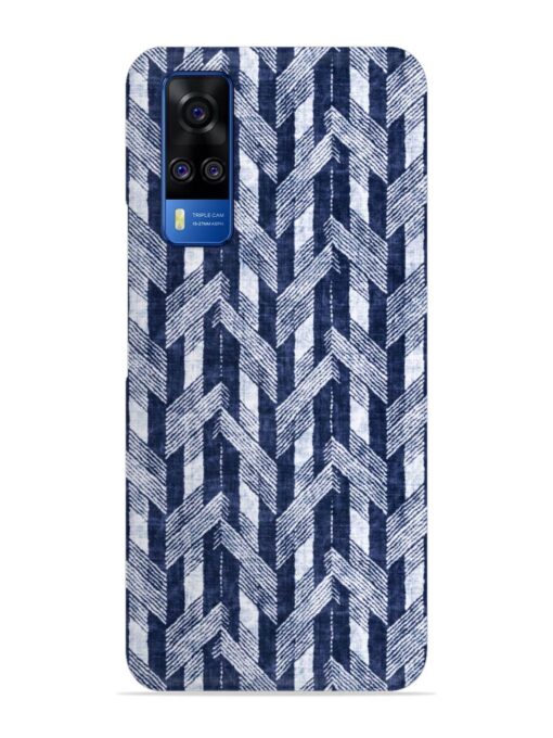 Abstract Herringbone Motif Snap Case for Vivo Y51A