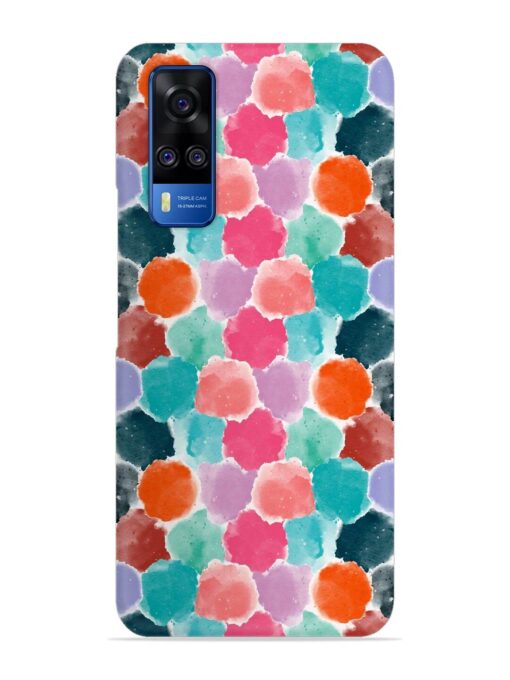 Colorful Seamless Pattern Snap Case for Vivo Y51A Zapvi