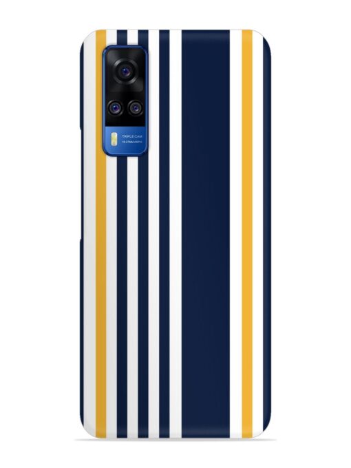 Seamless Stripe Pattern Snap Case for Vivo Y51A