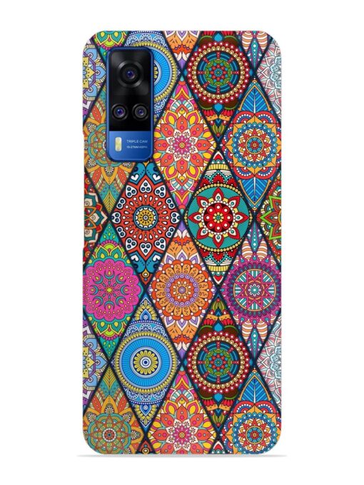 Seamless Tile Pattern Snap Case for Vivo Y51A Zapvi