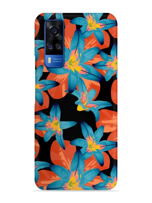 Philippine Flowers Seamless Snap Case for Vivo Y51A Zapvi