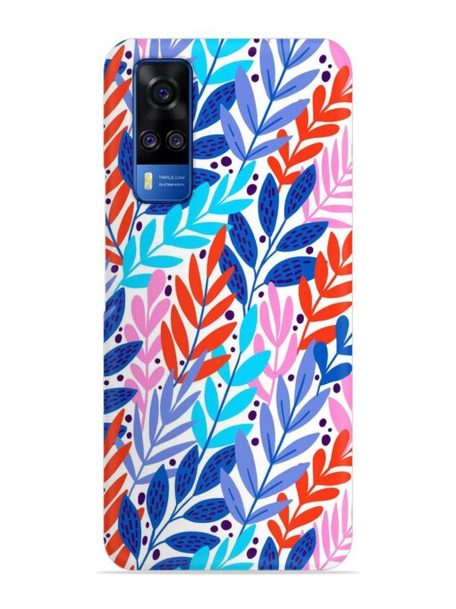 Bright Floral Tropical Snap Case for Vivo Y51A