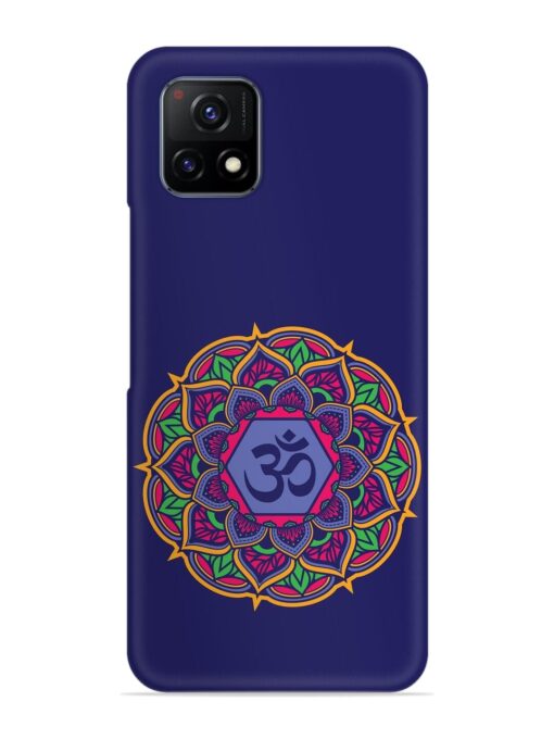 Om Mandala Art Blue Snap Case for Vivo Y52S Zapvi