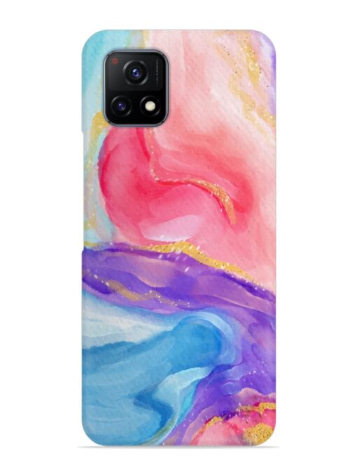 Watercolor Gradient Snap Case for Vivo Y52S Zapvi