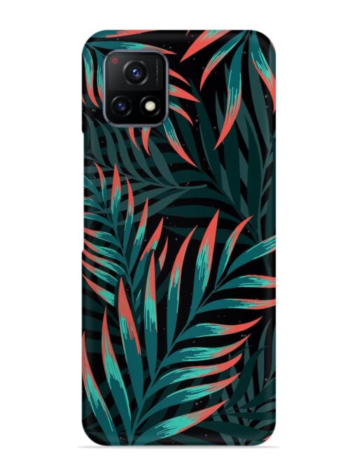 Green Leaf Art Snap Case for Vivo Y52S Zapvi