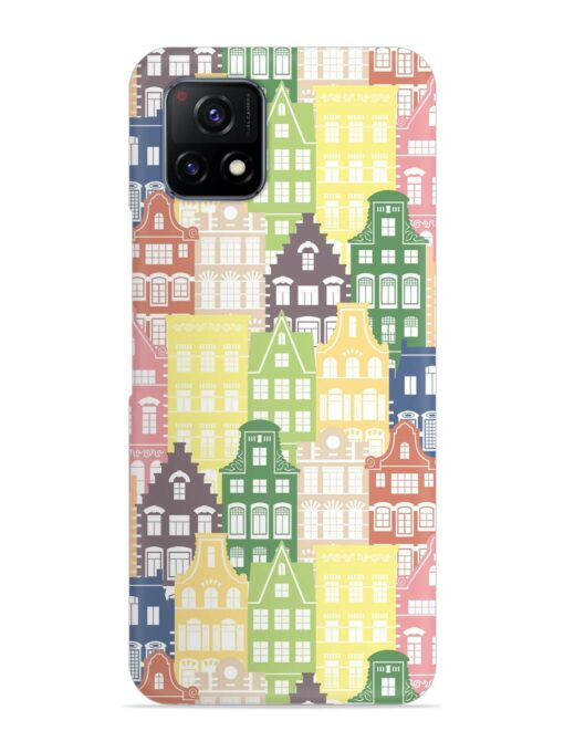 Seamless Shapes Pattern Snap Case for Vivo Y52S Zapvi