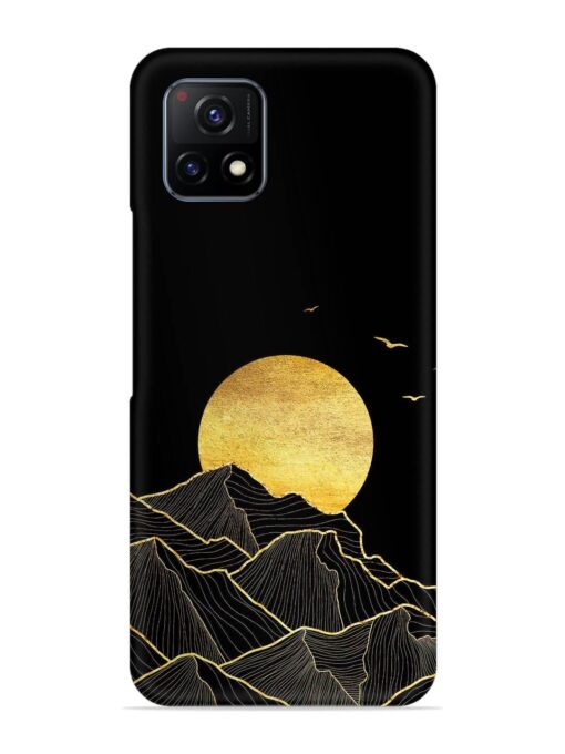 Golden Sunrise Snap Case for Vivo Y52S Zapvi