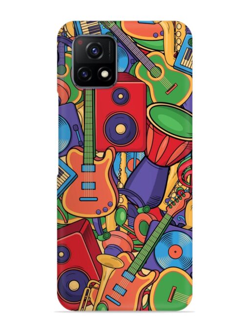 Colorful Music Art Snap Case for Vivo Y52S Zapvi