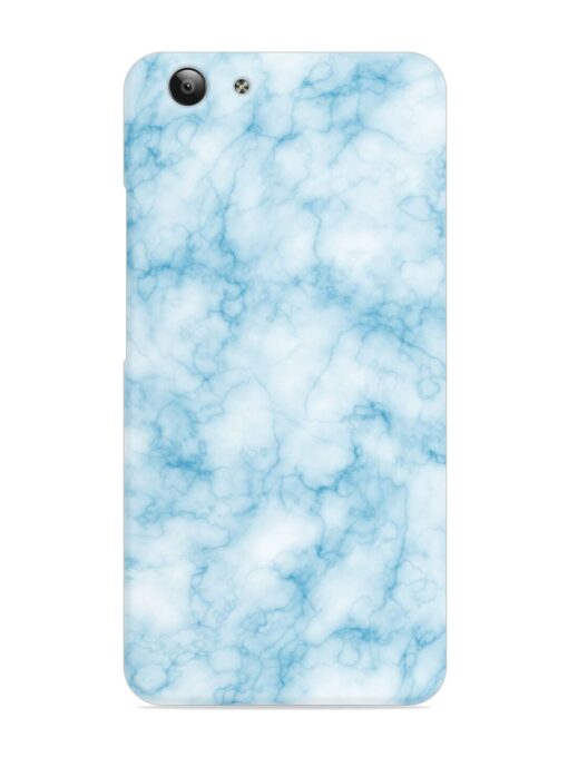 Blue White Natural Marble Snap Case for Vivo Y53