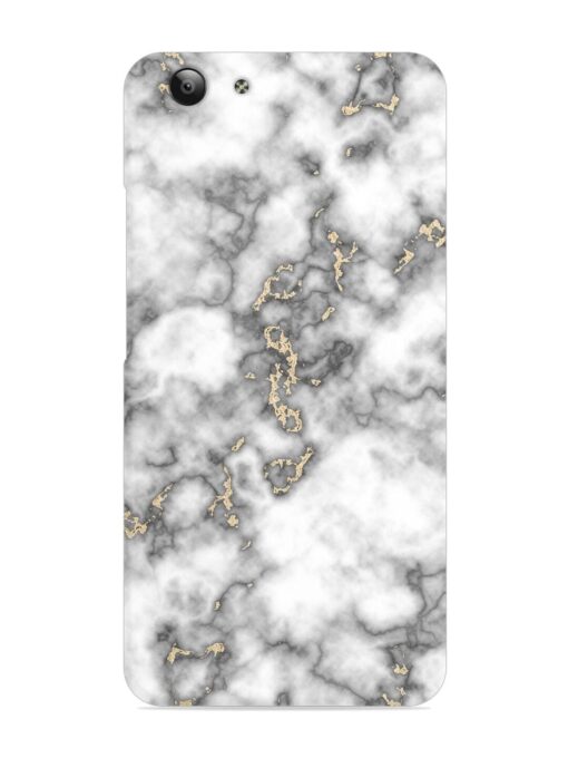 Gray And Gold Marble Snap Case for Vivo Y53