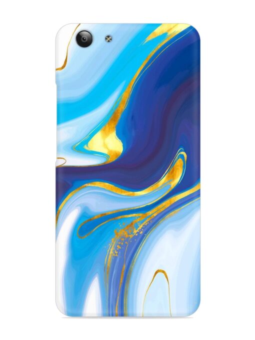 Watercolor Background With Golden Foil Snap Case for Vivo Y53 Zapvi