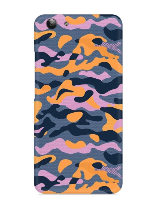 Camouflage Army Military English Orange Art Snap Case for Vivo Y53 Zapvi