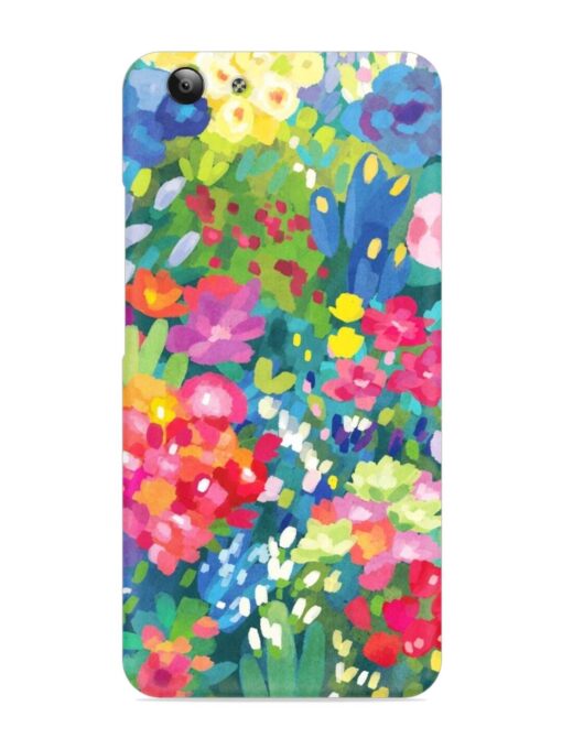 Watercolor Flower Art Snap Case for Vivo Y53 Zapvi