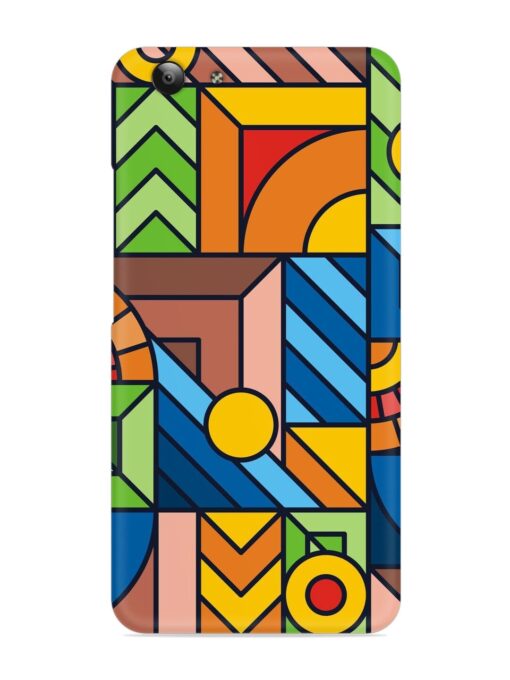 Colorful Geometric Snap Case for Vivo Y53 Zapvi