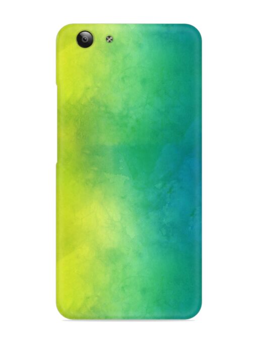 Yellow Green Gradient Snap Case for Vivo Y53 Zapvi