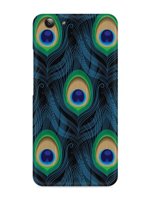 Seamless Pattern Peacock Snap Case for Vivo Y53