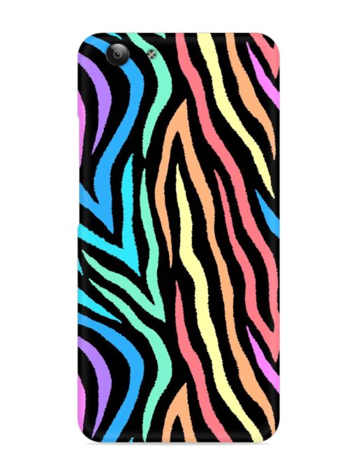 Colorful Abstract Zebra Snap Case for Vivo Y53 Zapvi