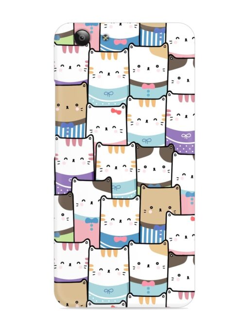 Cute Adorable Cat Snap Case for Vivo Y53