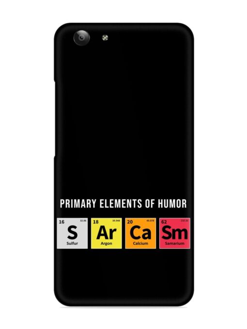 Primary Elements Humor Snap Case for Vivo Y53 Zapvi