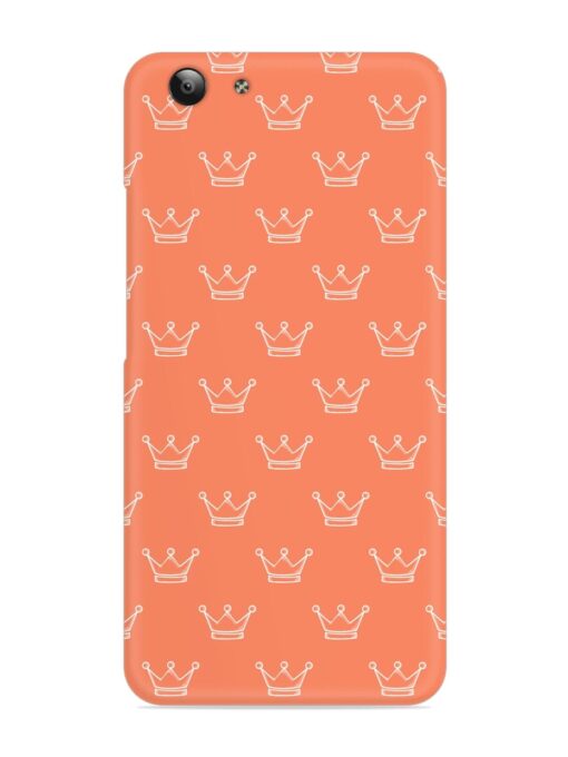 Hand Drawn Crown Snap Case for Vivo Y53 Zapvi