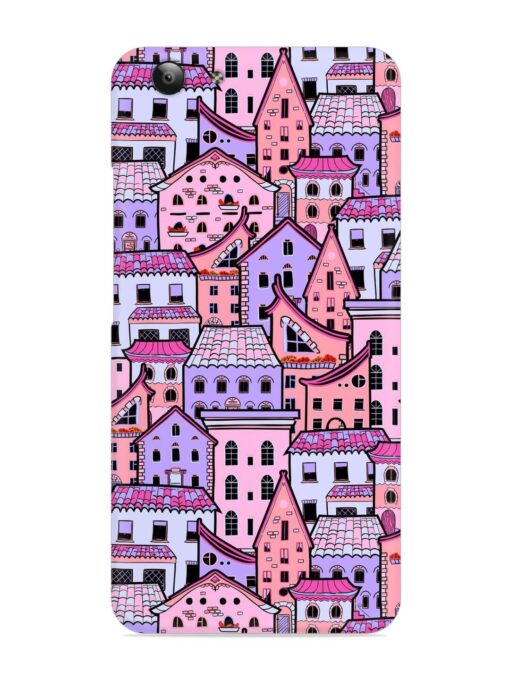 Seamless Pattern Houses Snap Case for Vivo Y53