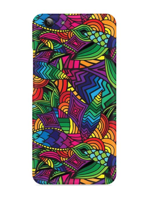 Abstract Multicolor Seamless Snap Case for Vivo Y53 Zapvi