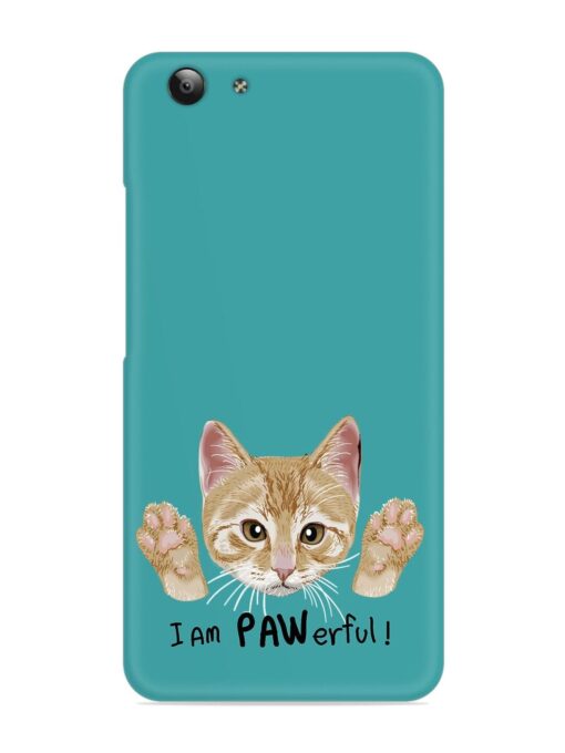 Typography Slogan Cat Snap Case for Vivo Y53