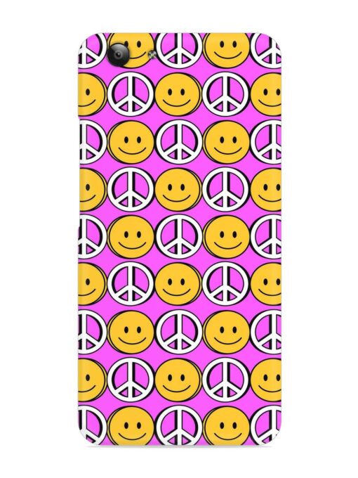 Smiley Face Peace Snap Case for Vivo Y53