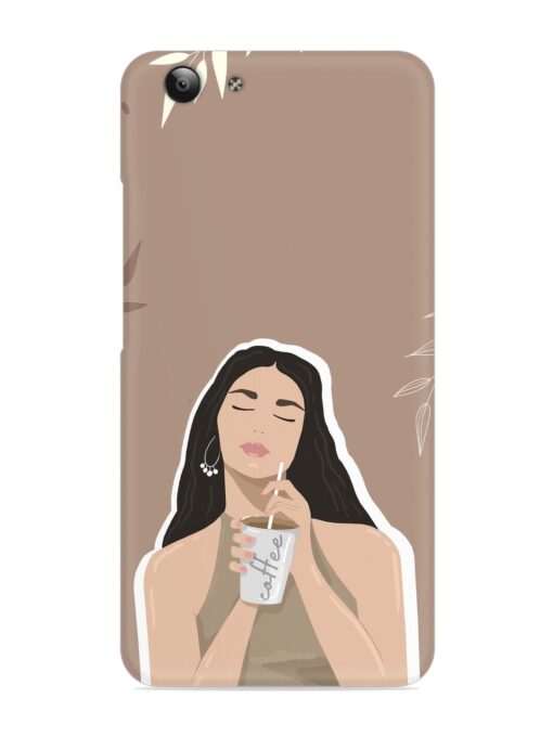 Girl With Coffee Snap Case for Vivo Y53