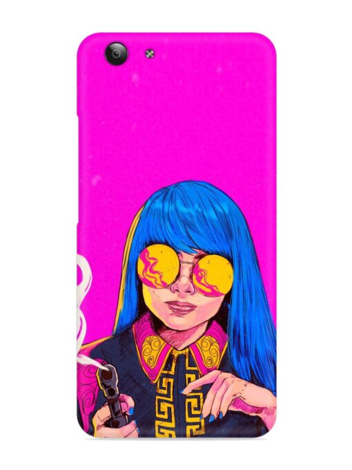 Aesthetic Anime Girl Snap Case for Vivo Y53 Zapvi