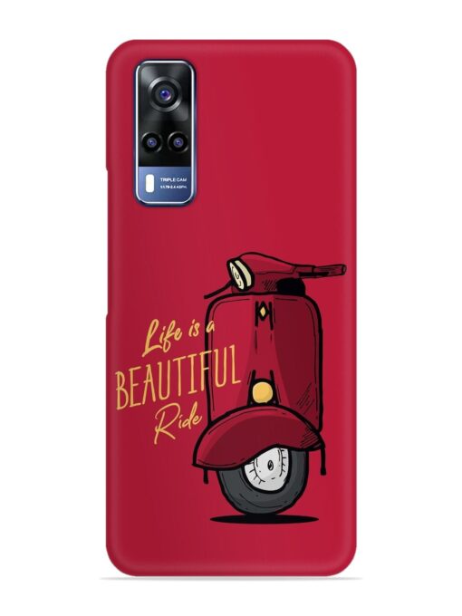 Life Is Beautiful Rides Snap Case for Vivo Y53S Zapvi