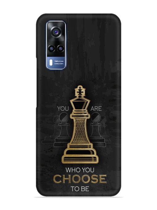 You Are Who Choose To Be Snap Case for Vivo Y53S Zapvi