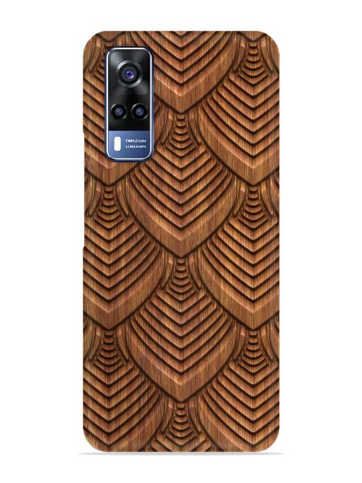 Carved Pattern On Snap Case for Vivo Y53S