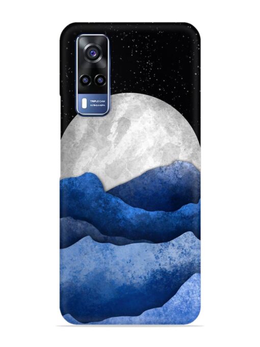 Full Moon Mountain Vector Snap Case for Vivo Y53S Zapvi