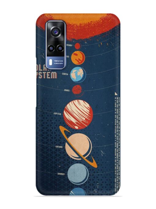 Solar System Vector Snap Case for Vivo Y53S Zapvi