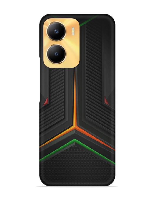 Orange Triangle Light Snap Case for Vivo Y56 (5G) Zapvi