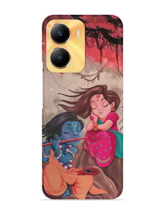 Radhe Krishna Water Art Snap Case for Vivo Y56 (5G) Zapvi