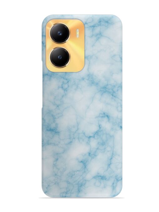 Blue White Natural Marble Snap Case for Vivo Y56 (5G)