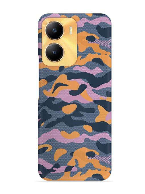 Camouflage Army Military English Orange Art Snap Case for Vivo Y56 (5G) Zapvi