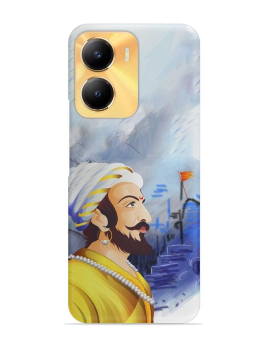 Shivaji Maharaj Color Paint Art Snap Case for Vivo Y56 (5G)