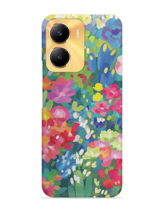 Watercolor Flower Art Snap Case for Vivo Y56 (5G)