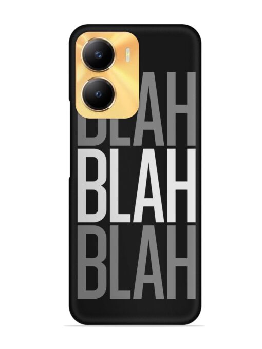 Blah Blah Blah Wallpaper Snap Case for Vivo Y56 (5G)