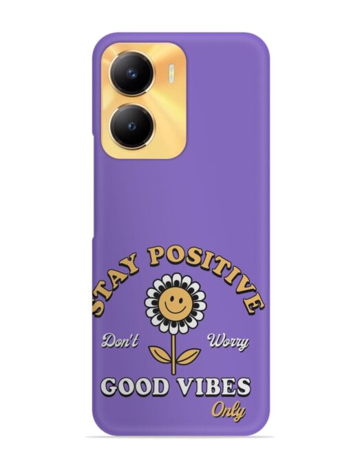 Retro Positive Flower Snap Case for Vivo Y56 (5G)